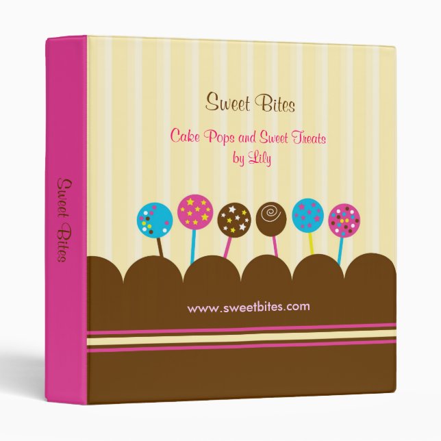 Cake Pops Binder (Front/Spine)
