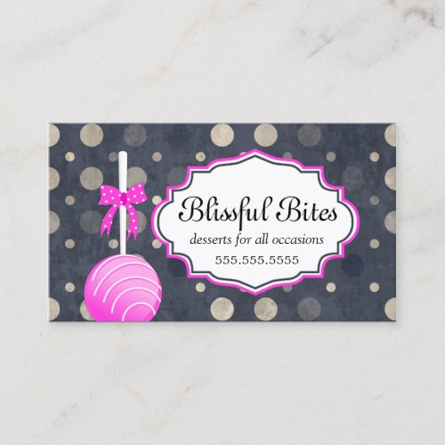 Cake Pops Business Cards