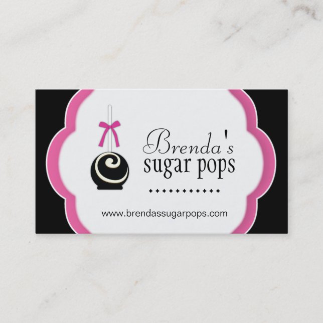 Cake Pops Business Cards (Front)