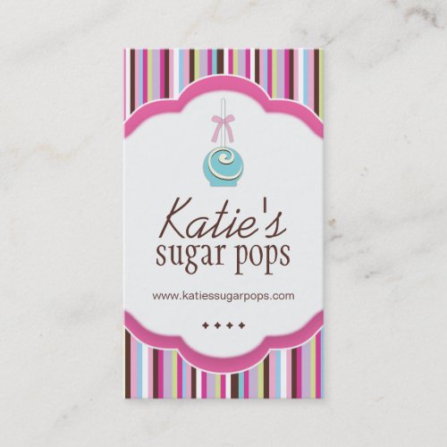 Cake Pops Business Cards