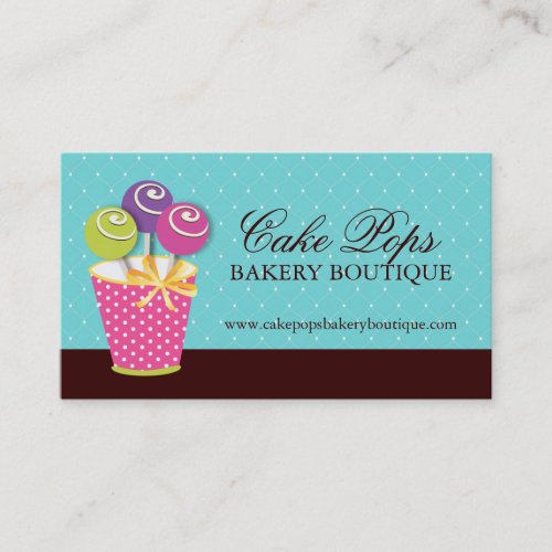Cake Pops Business Cards