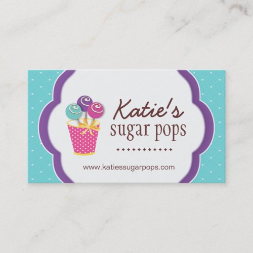 Cake Pops Business Cards