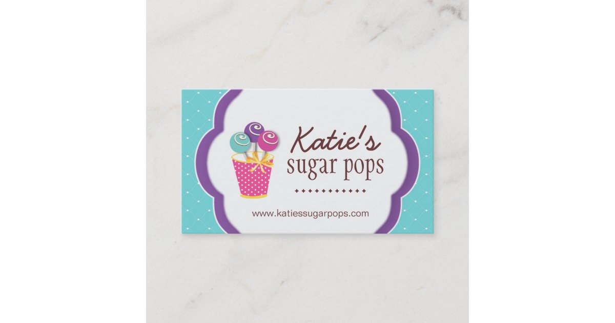 Cake Pops Business Cards Zazzle