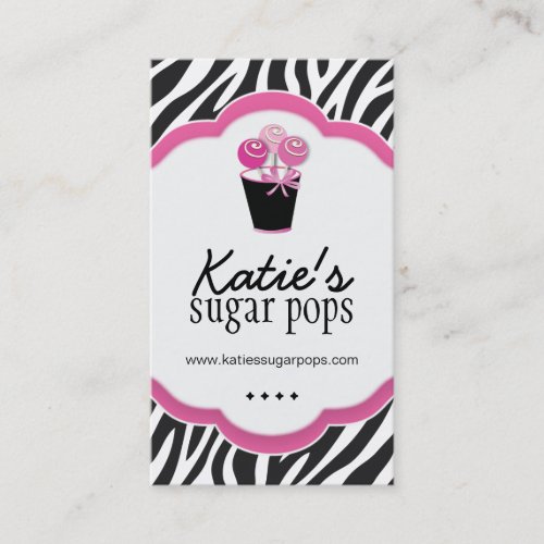 Cake Pops Business Cards