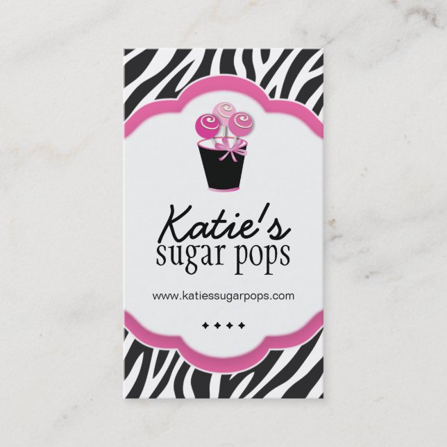 Cake Pops Business Cards (Front)