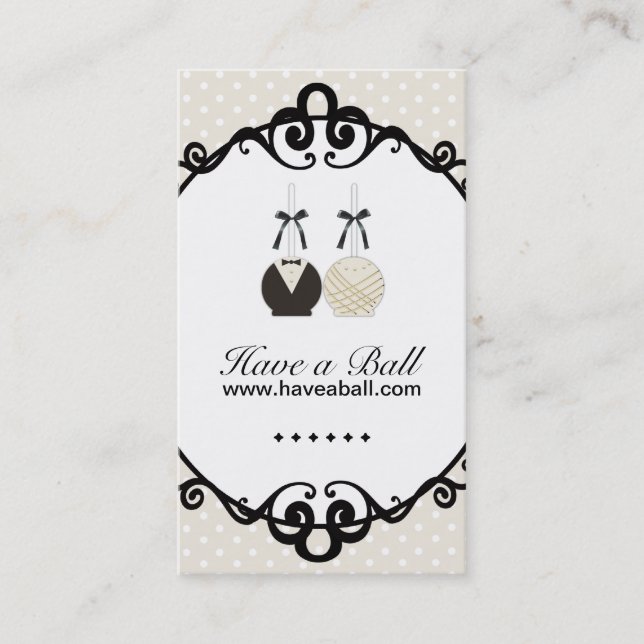 Cake Pops Business Cards (Front)