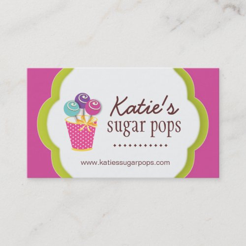 Cake Pops Business Cards