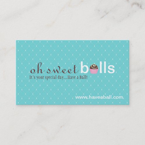 Cake Pops Business Cards