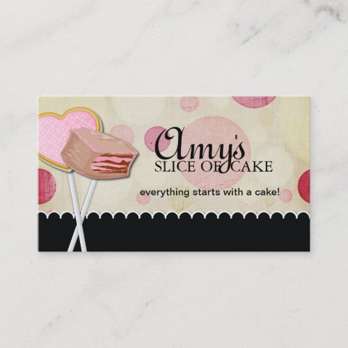 Cake Pops Business Cards