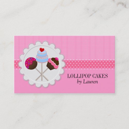 Cake Pops Business Cards