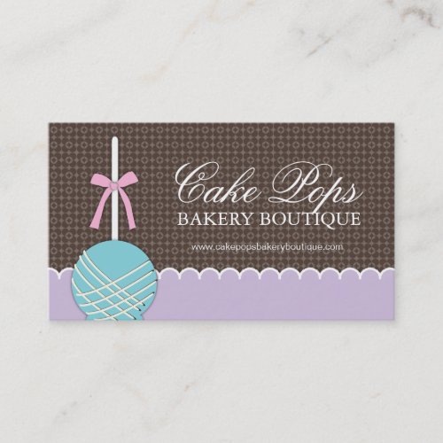 Cake Pops Business Cards