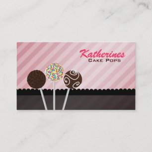 Cake Pops Business Cards