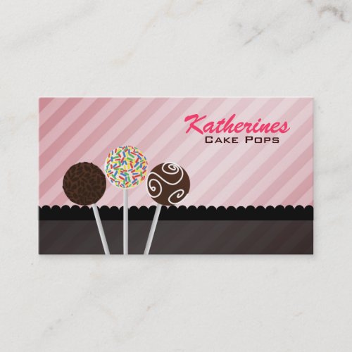 Cake Pops Business Cards