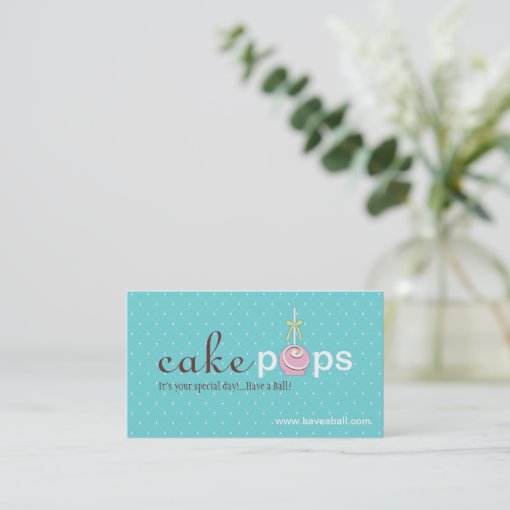 Cake Pops Business Cards Zazzle