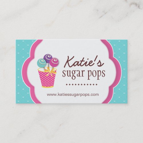 Cake Pops Business Cards