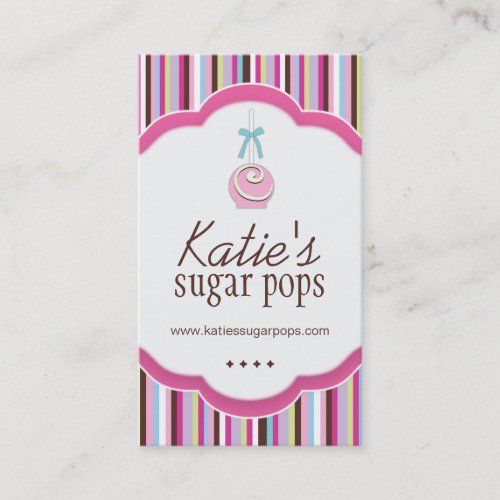 Cake Pops Business Cards