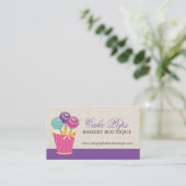 Cake Pops Business Cards (Standing Front)