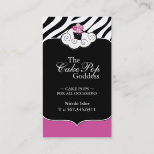 Cake Pops Business Cards - Custom