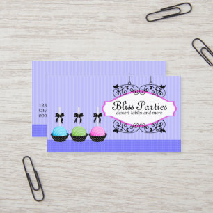 Cake Pops Desserts Business Card