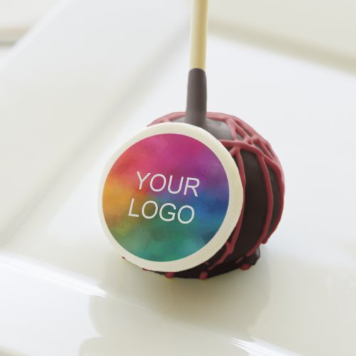 Cake Pops Upload Add Your Company Logo Emblem