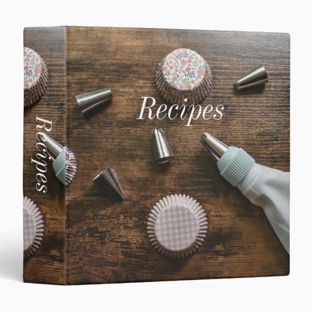 Cake Recipe Binder (Front/Spine)