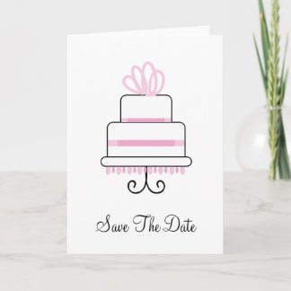 cake, Save The Date Announcement