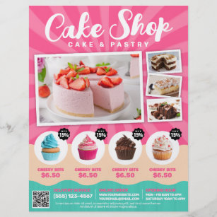 Chocolate Cake Flyer Template Template Download on Pngtree