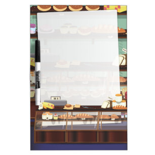 cake shop counter Dry-Erase board