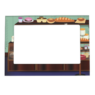 Cake Shop Counter Magnetic Picture Frame