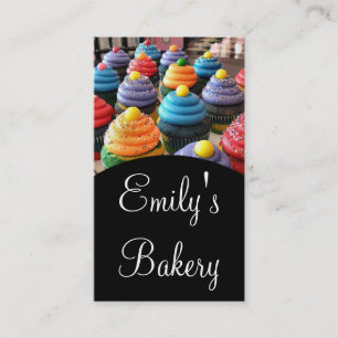 Cake Shop Cupcakes Bakery Catering Business Card