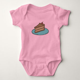 Cake Slice Baby Bodysuit