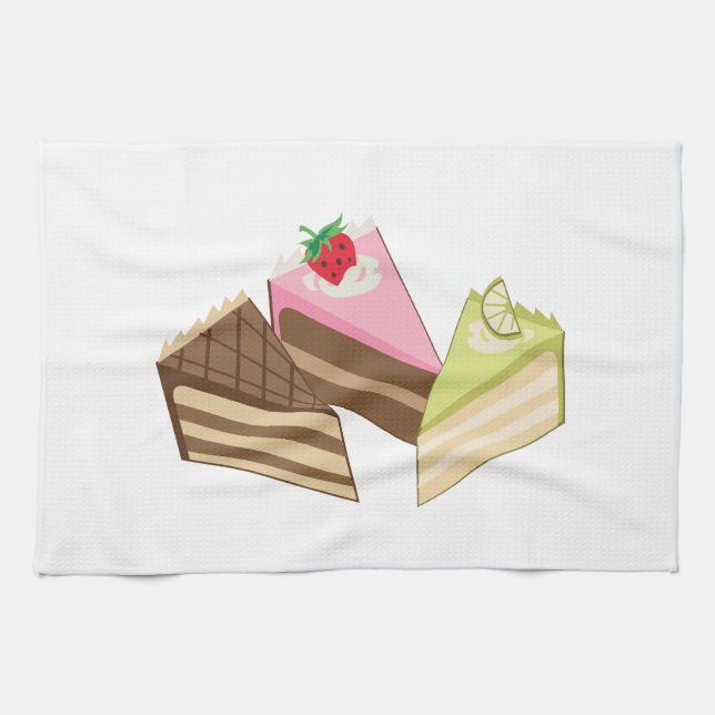 Cake Slices Kitchen Towel (Horizontal)