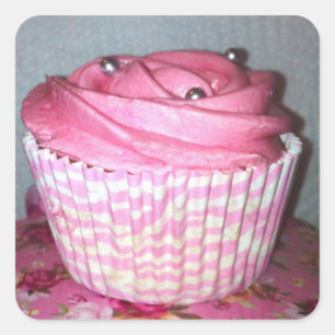 Cake Square Sticker