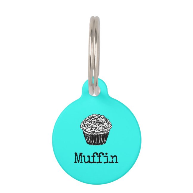 Cake Tasty Muffin Pet ID Tag