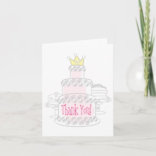 Cake Thank You Card