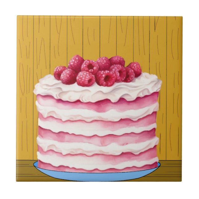 Cake Time Ceramic Tile (Front)