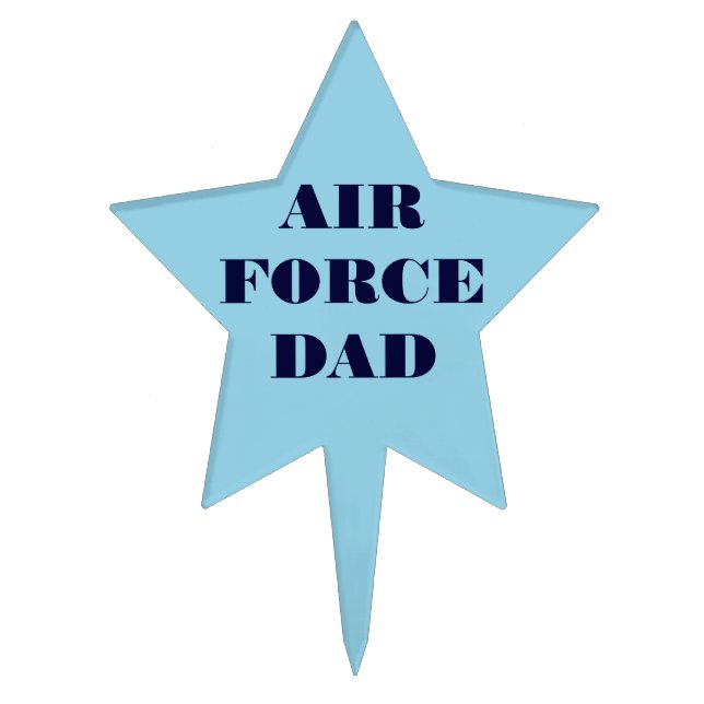 Cake Topper Air Force Dad (Front)
