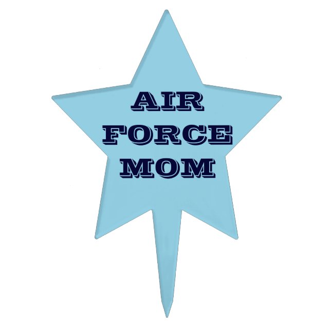 Cake Topper Air Force Mom (Front)