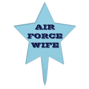 Cake Topper Air Force Wife