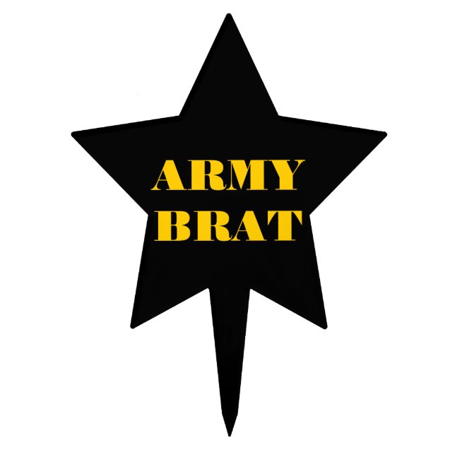 Cake Topper Army Brat (Front)