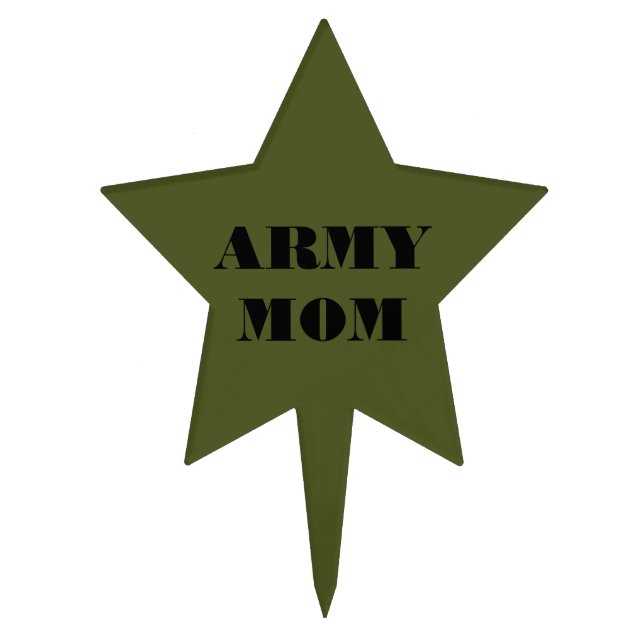 Cake Topper Army Mom (Front)
