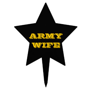 Cake Topper Army Wife