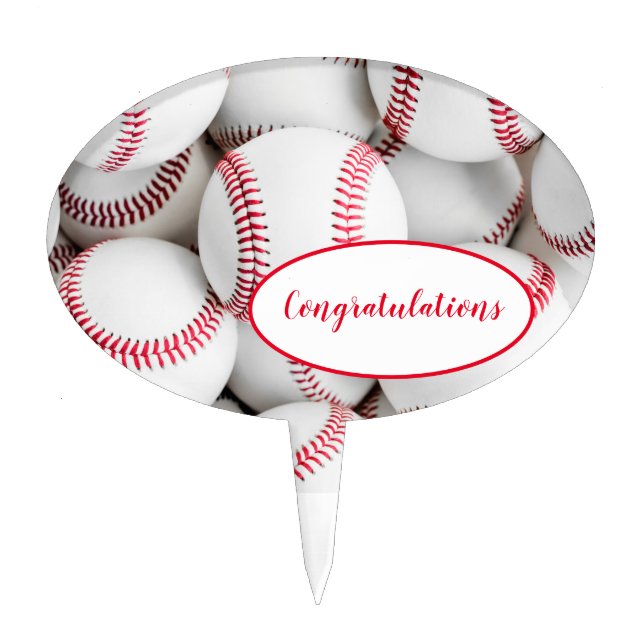 Cake Topper-Baseball Topper (Front)