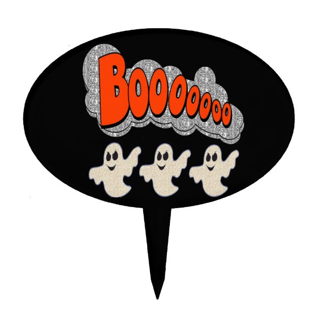 Cake Topper Boo Ghosts (Front)