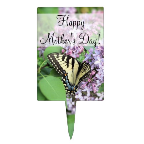 Cake Topper _ ET Swallowtail on Lilac