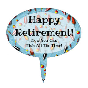 Cake Topper - Fishing Bobs and Lures