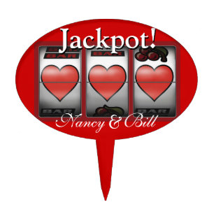 CAKE TOPPER Las Vegas Jackpot Wedding