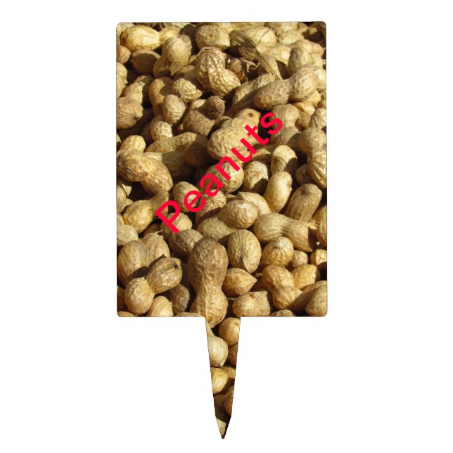 Cake Topper - Peanuts in the Shell (Front)