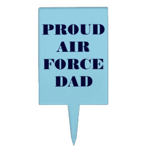 Cake Topper Proud Air Force Dad