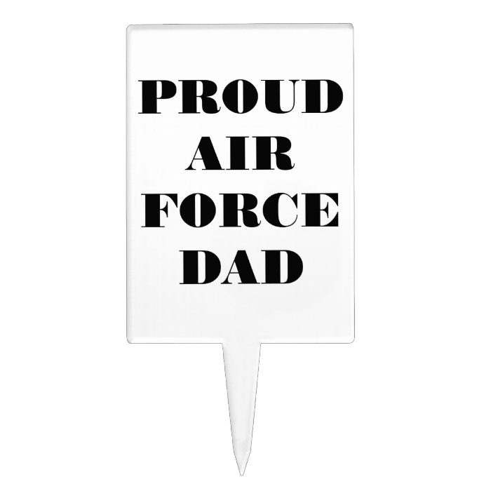 Cake Topper Proud Air Force Dad